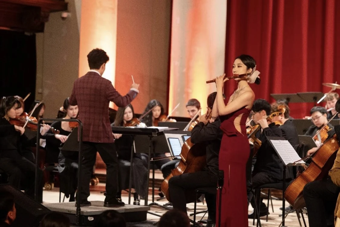 Live orchestral performance event photography